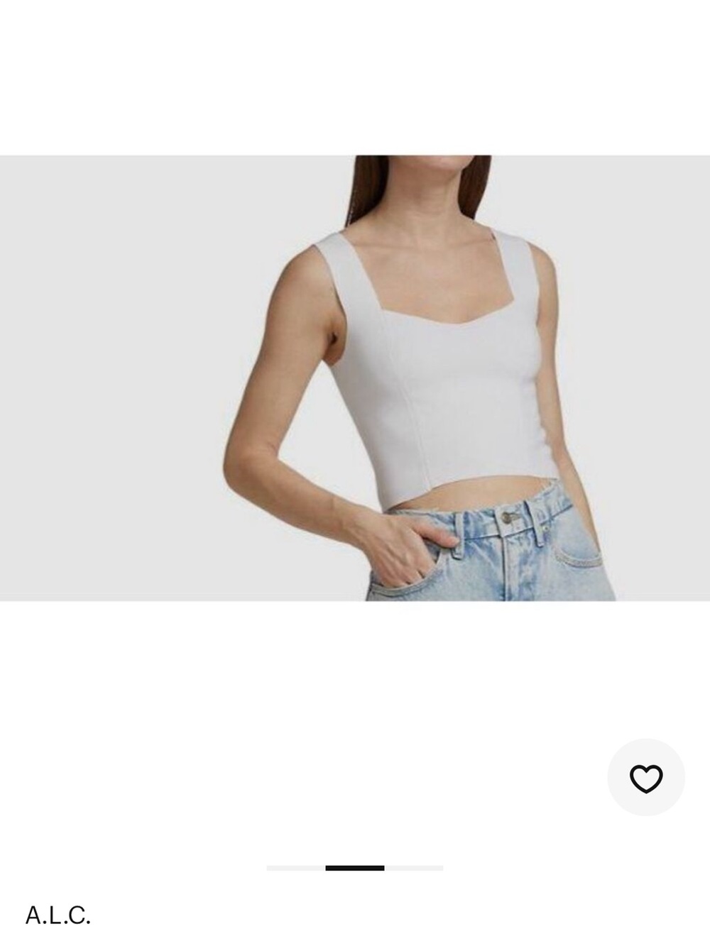 ALC White Tank Top